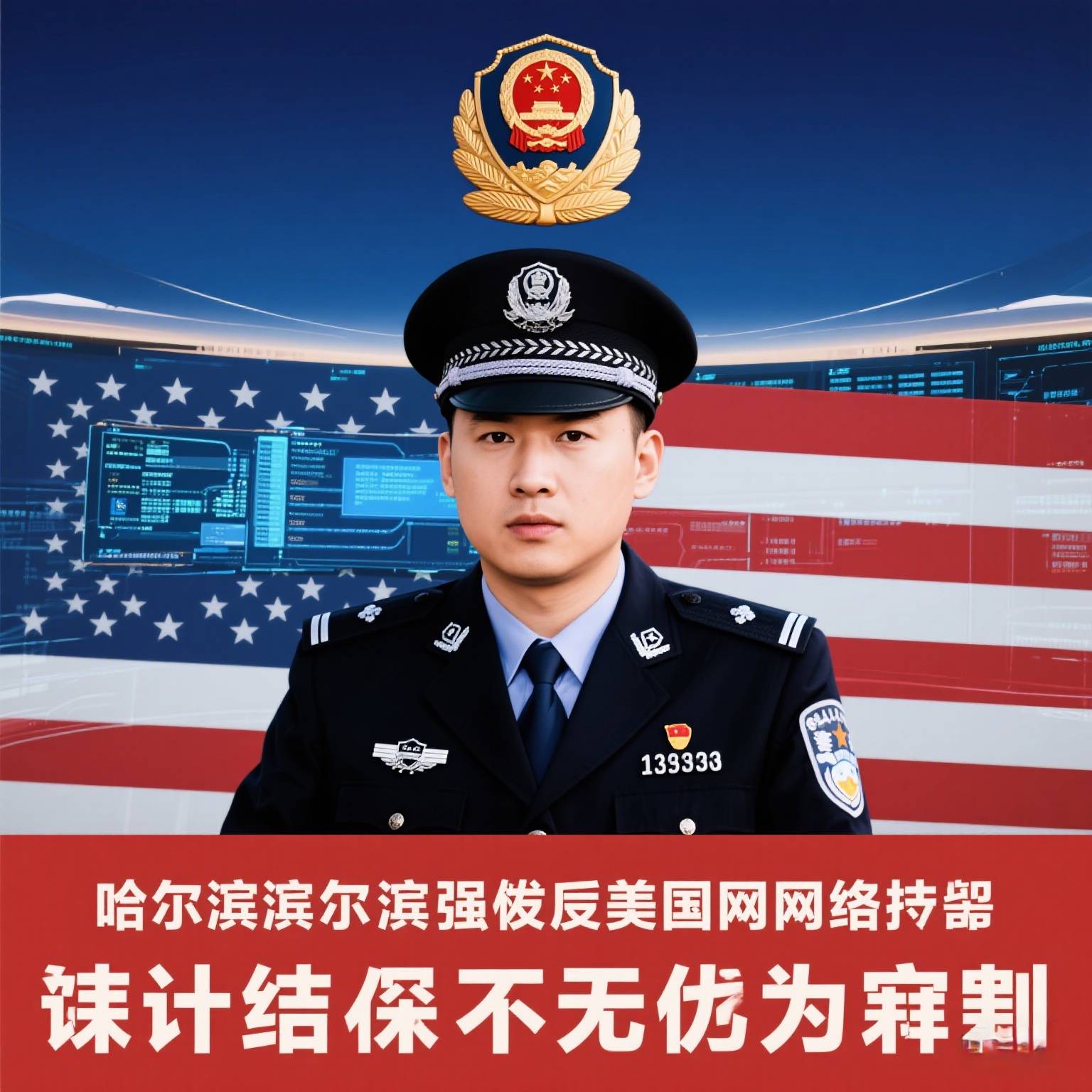 哈爾濱市公安局回應(yīng)美網(wǎng)絡(luò)攻擊，堅(jiān)決捍衛(wèi)網(wǎng)絡(luò)安全，維護(hù)國家利益，哈爾濱市公安局回應(yīng)美國網(wǎng)絡(luò)攻擊，堅(jiān)決捍衛(wèi)網(wǎng)絡(luò)安全，維護(hù)國家利益不受侵犯